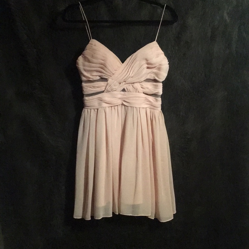 Light pink sheer dress